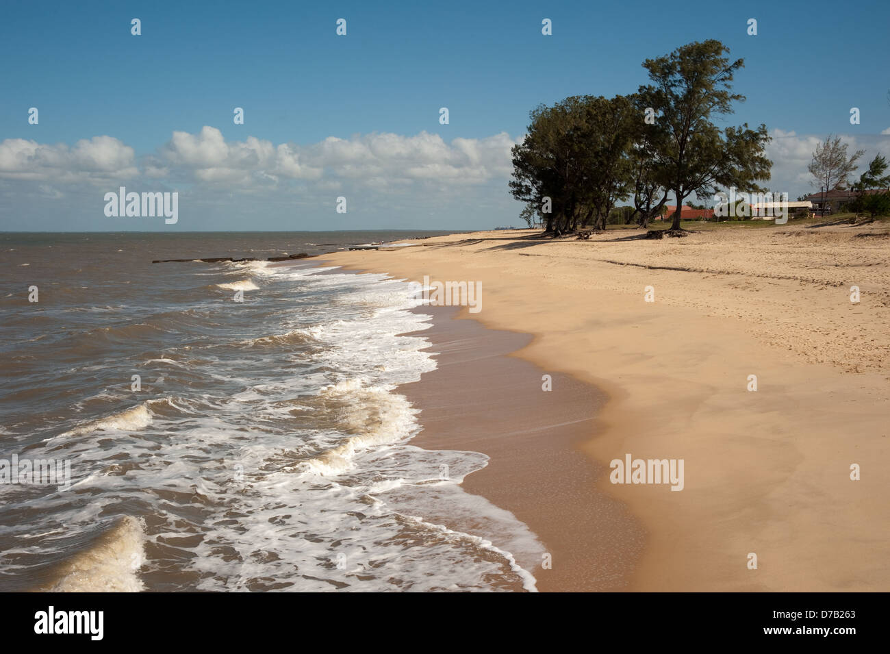 Spiaggia, Beira, Mozambico Foto Stock