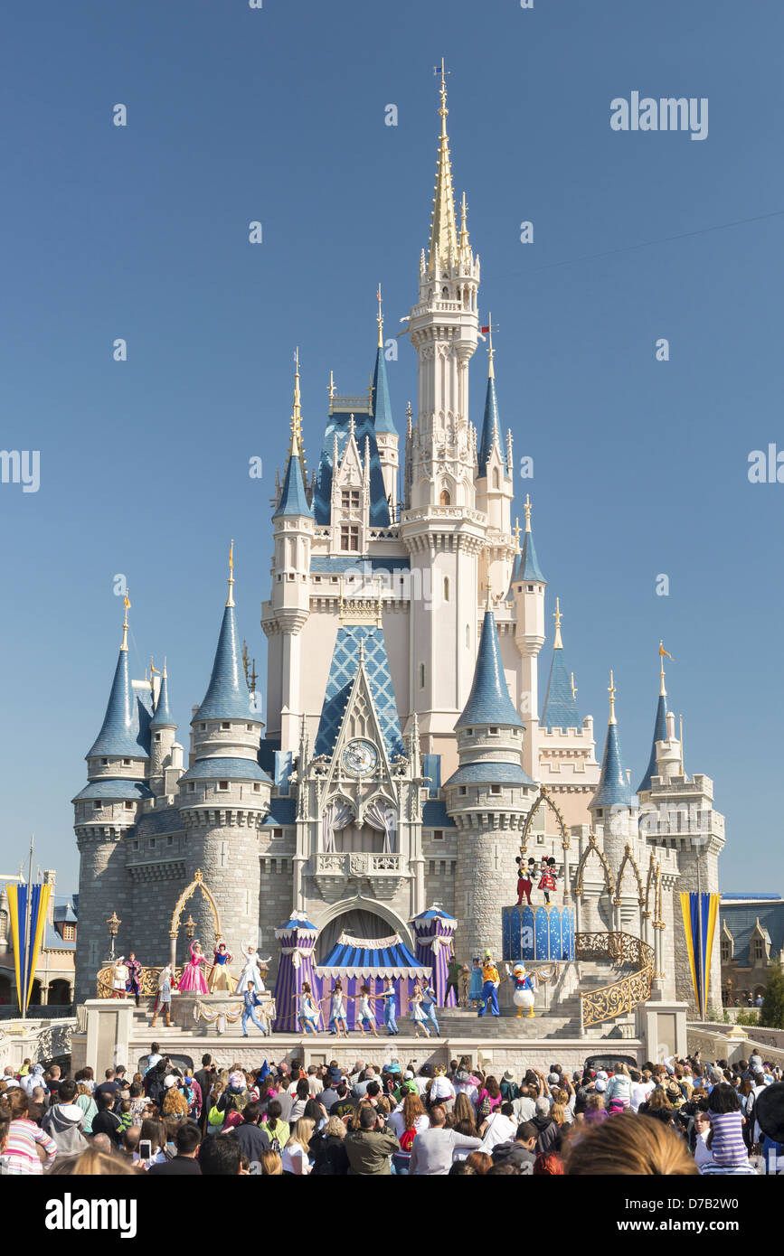 Il Parco del Regno Magico Park, il Walt Disney World Resort di Orlando,, Orlando, Florida, Stati Uniti d'America Foto Stock