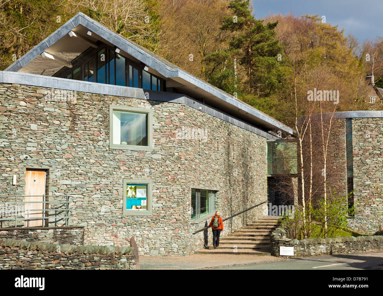 Il Jerwood Centre al villaggio di Grasmere Cumbria Lake District Inghilterra UK GB EU Europe Foto Stock