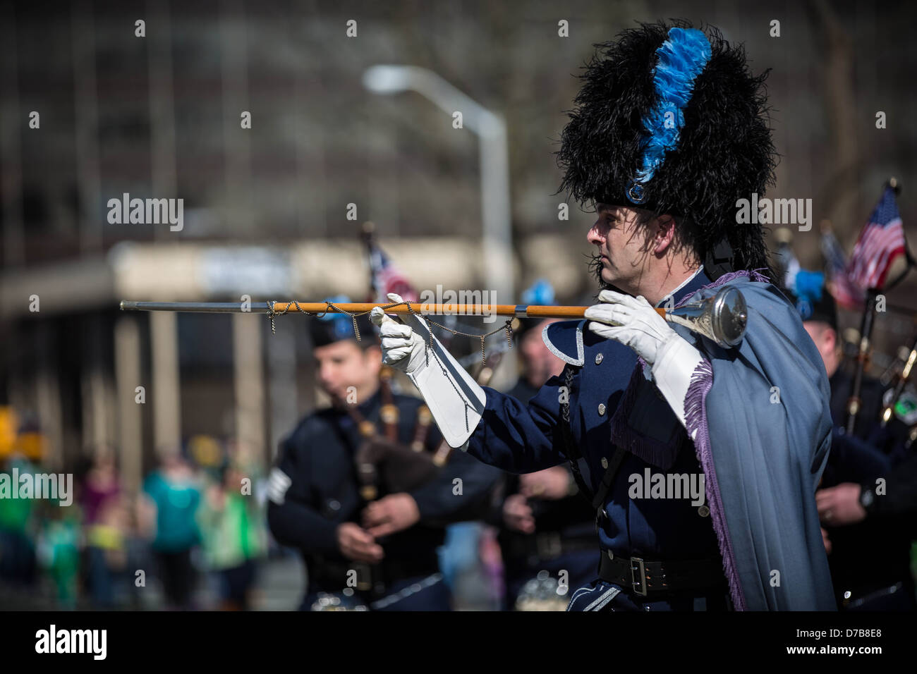San Patrizio Parade 2013, Morristown, New Jersey Foto Stock