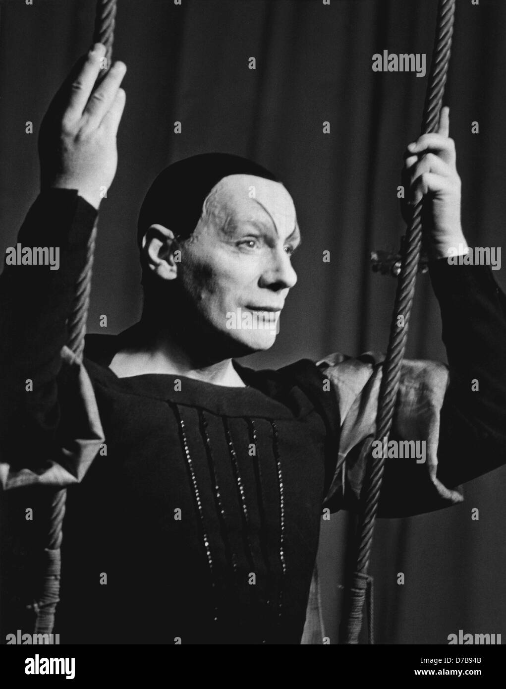 Attore tedesco, direttore e teatro intendant Gustaf Gründgens come 'Mephisto' nel Faust II nel 1959. Egli era nato il 22 dicembre nel 1899 a Duesseldorf e morì a causa di un incidente il 7 ottobre 1963 in un hotel a Manila nelle Filippine. Foto Stock