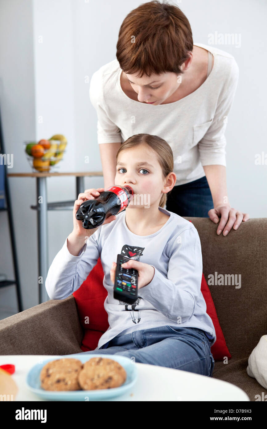 BAMBINO DI CONFLITTO Foto Stock