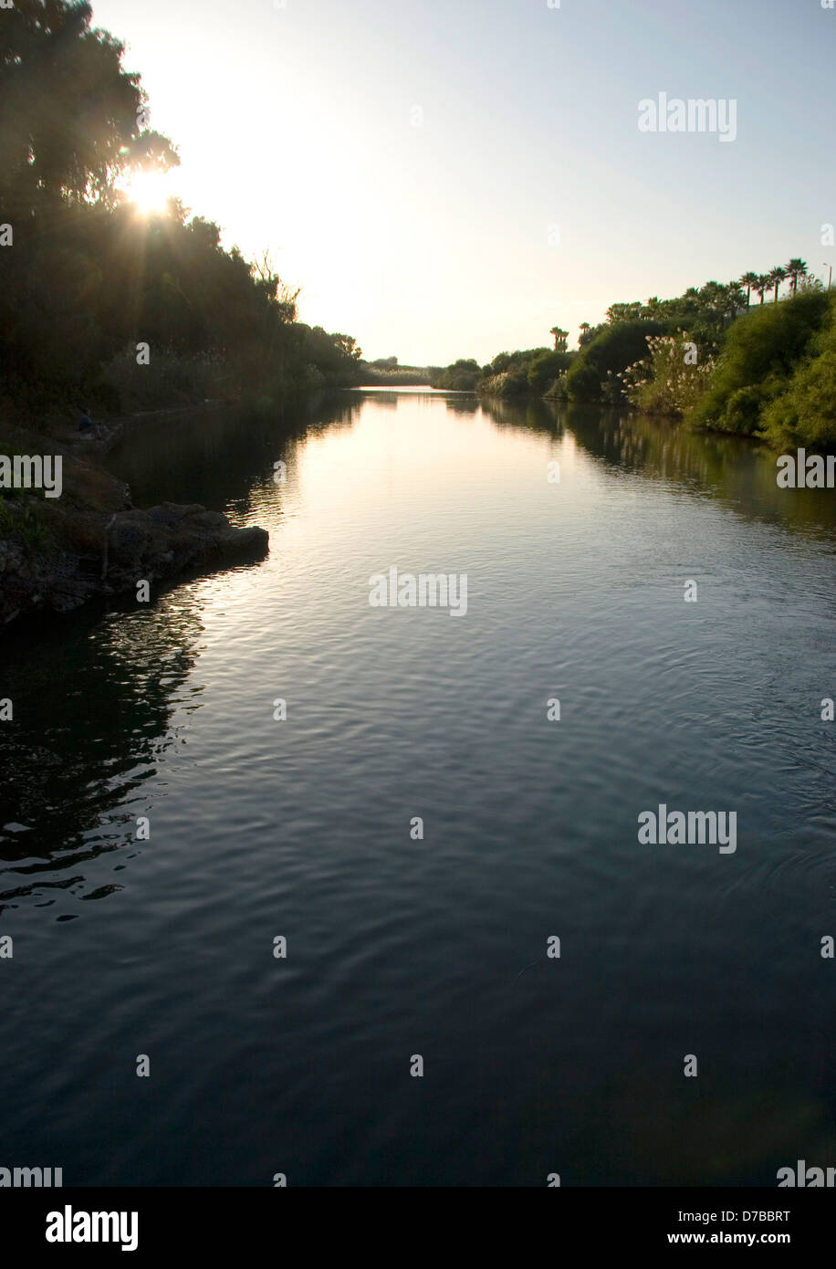 Flusso di Hadera Foto Stock