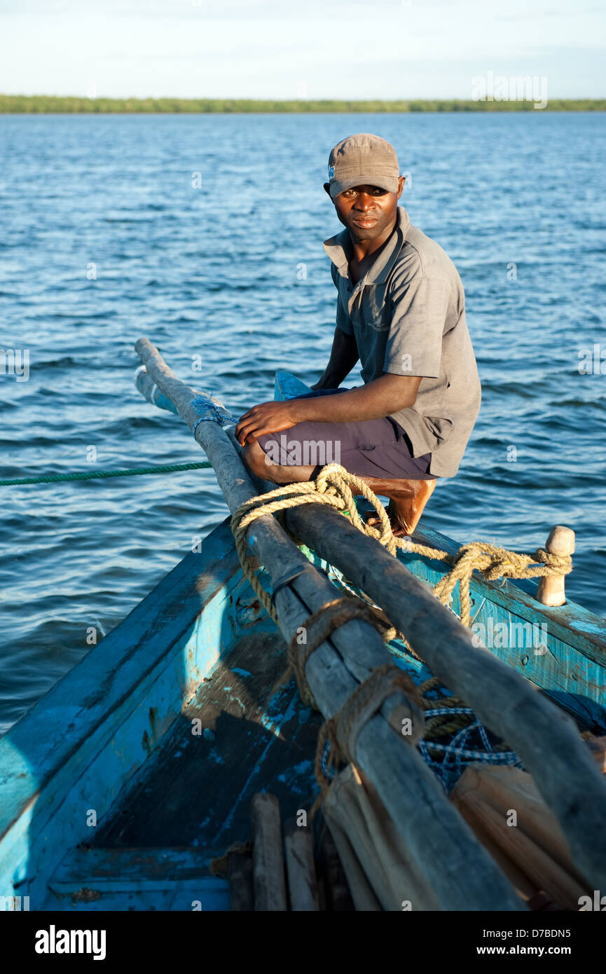 Tradizionale sambuco, Ibo island, Mozambico Foto Stock