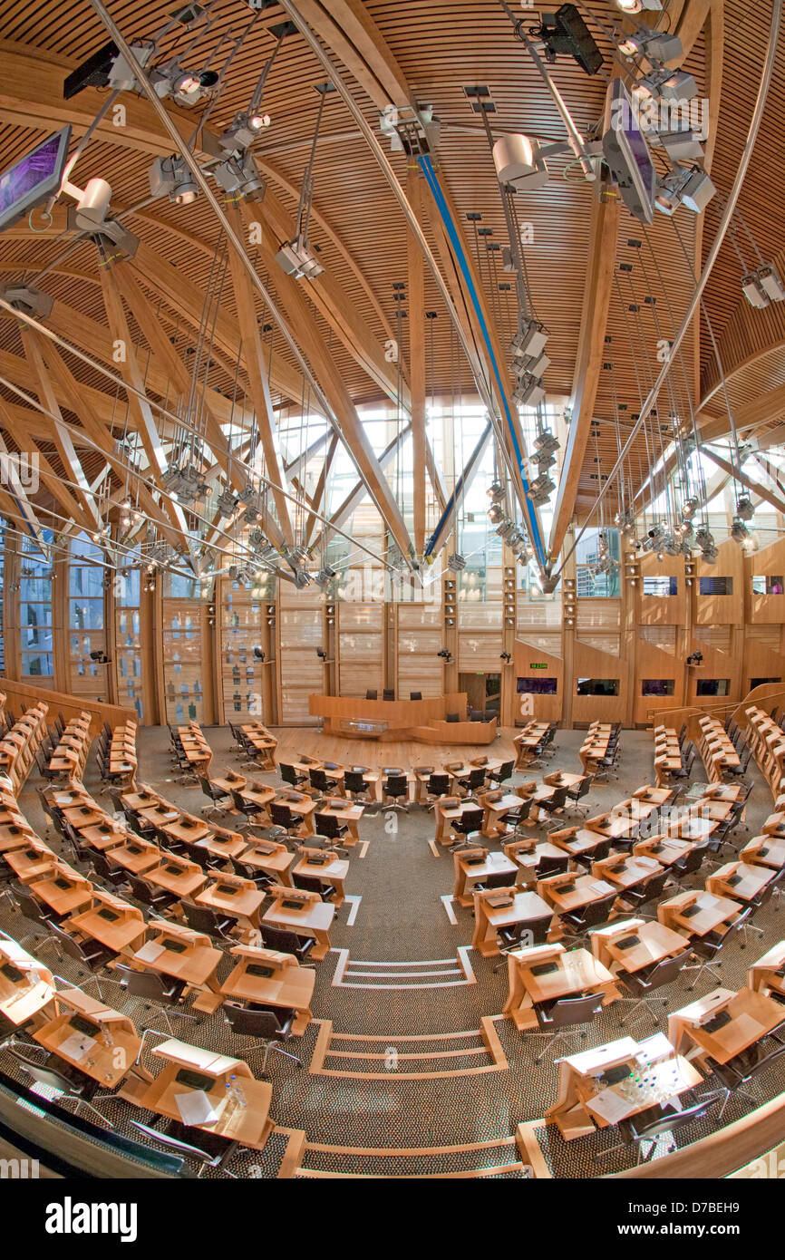 Edificio del Parlamento scozzese di Edimburgo, Scozia UK Foto Stock