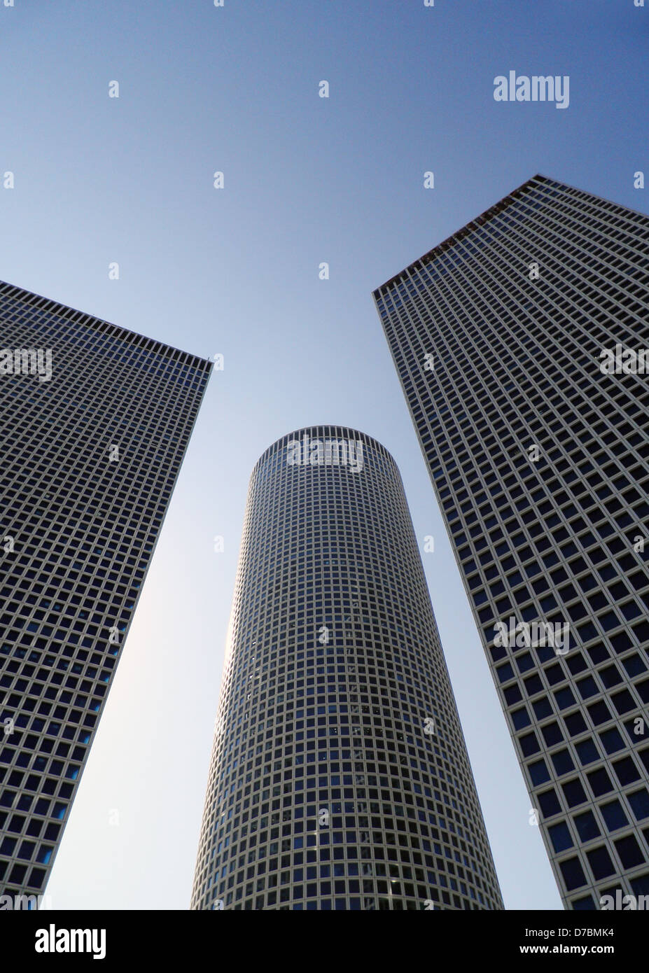 Azrieli Towers di Tel Aviv, Israele Foto Stock