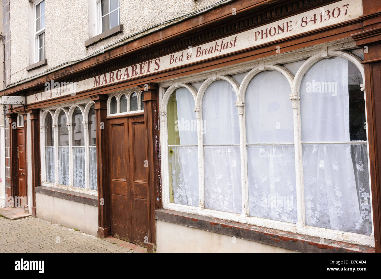 Margaret's bed and breakfast, una chiuso business Foto Stock