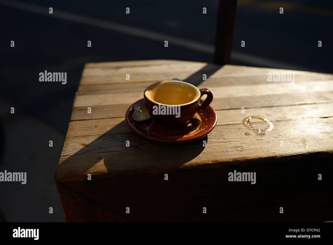 Svuotare tazza da caffè san francisco Foto Stock