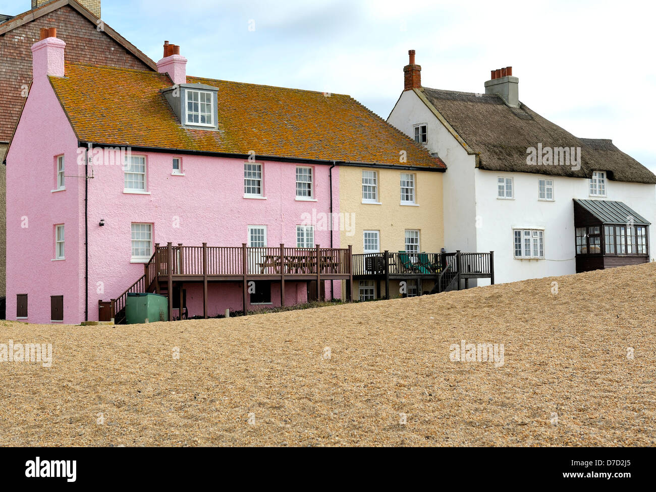Seafront Hotel sulla spiaggia di West Bay Inghilterra DORSET REGNO UNITO Foto Stock