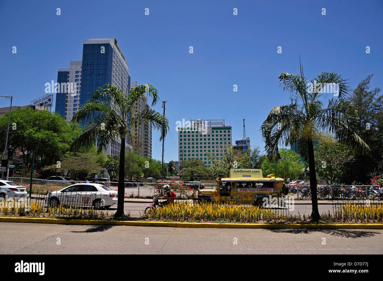 Cebu Business Park Filippine Foto Stock