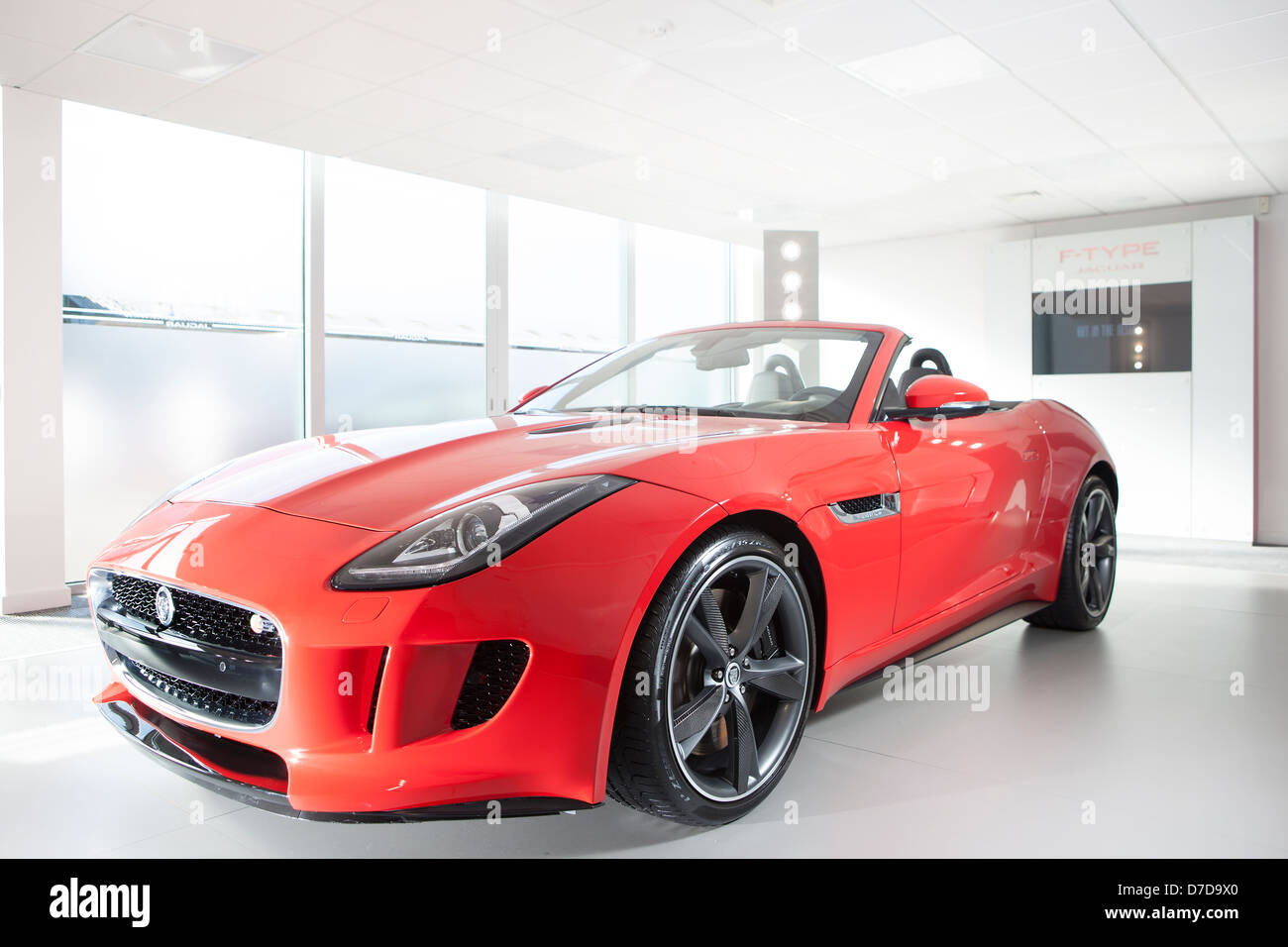 F-type Jaguar Castle Bromwich impianto auto XII Marzo 2013 Foto Stock