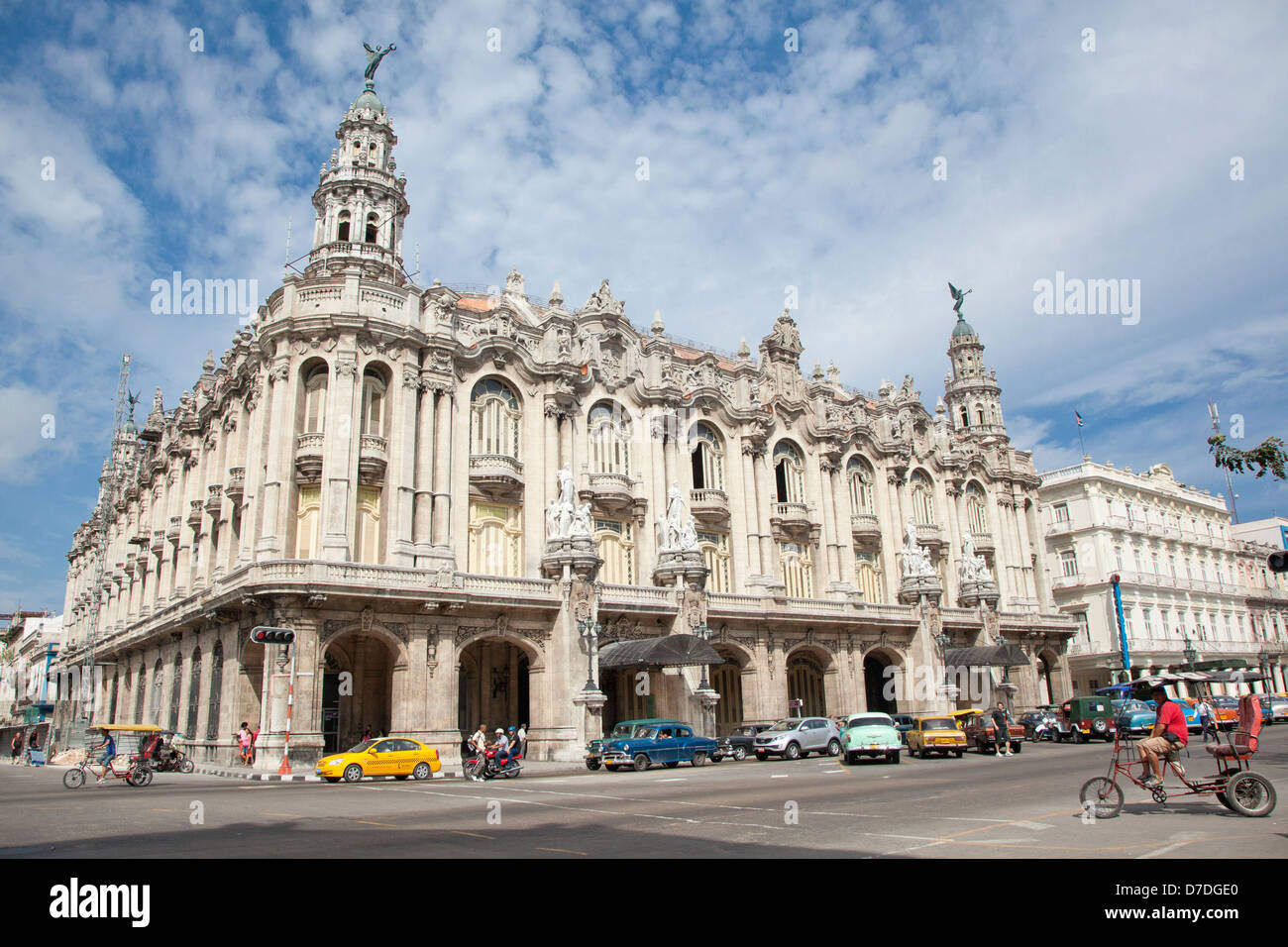 Gran Teatro de la Habana, Havana, Cuba Foto Stock