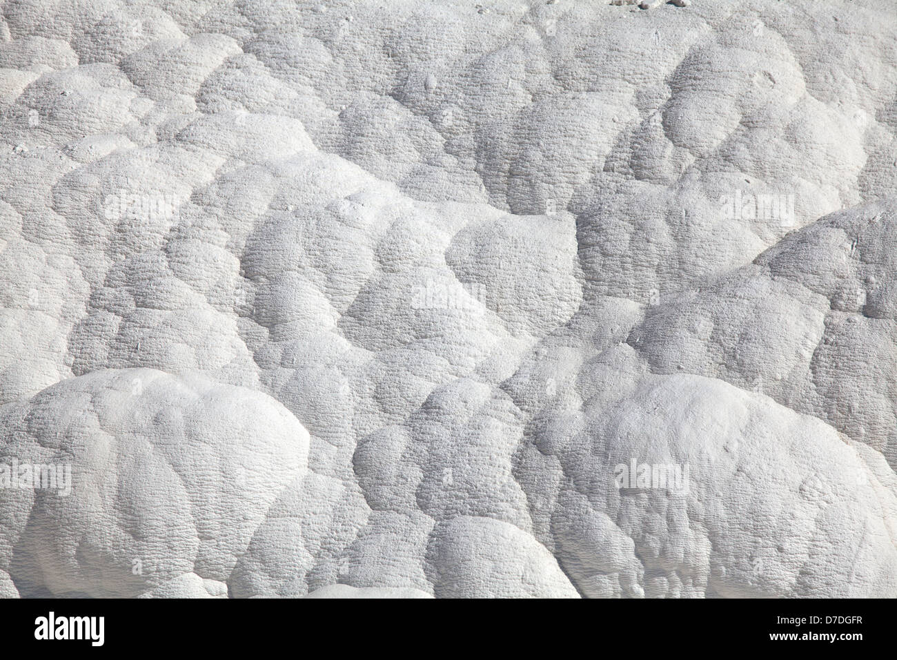 Travertini di Pamukkale, Denizli, Turchia Foto Stock