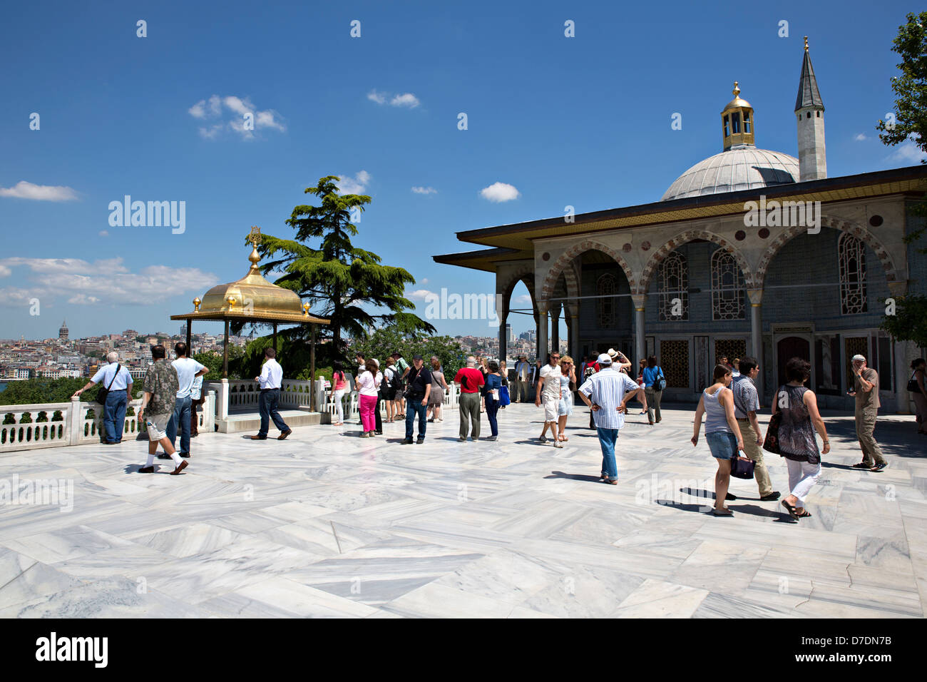 Il Palazzo di Topkapi ad Istanbul in Turchia Foto Stock