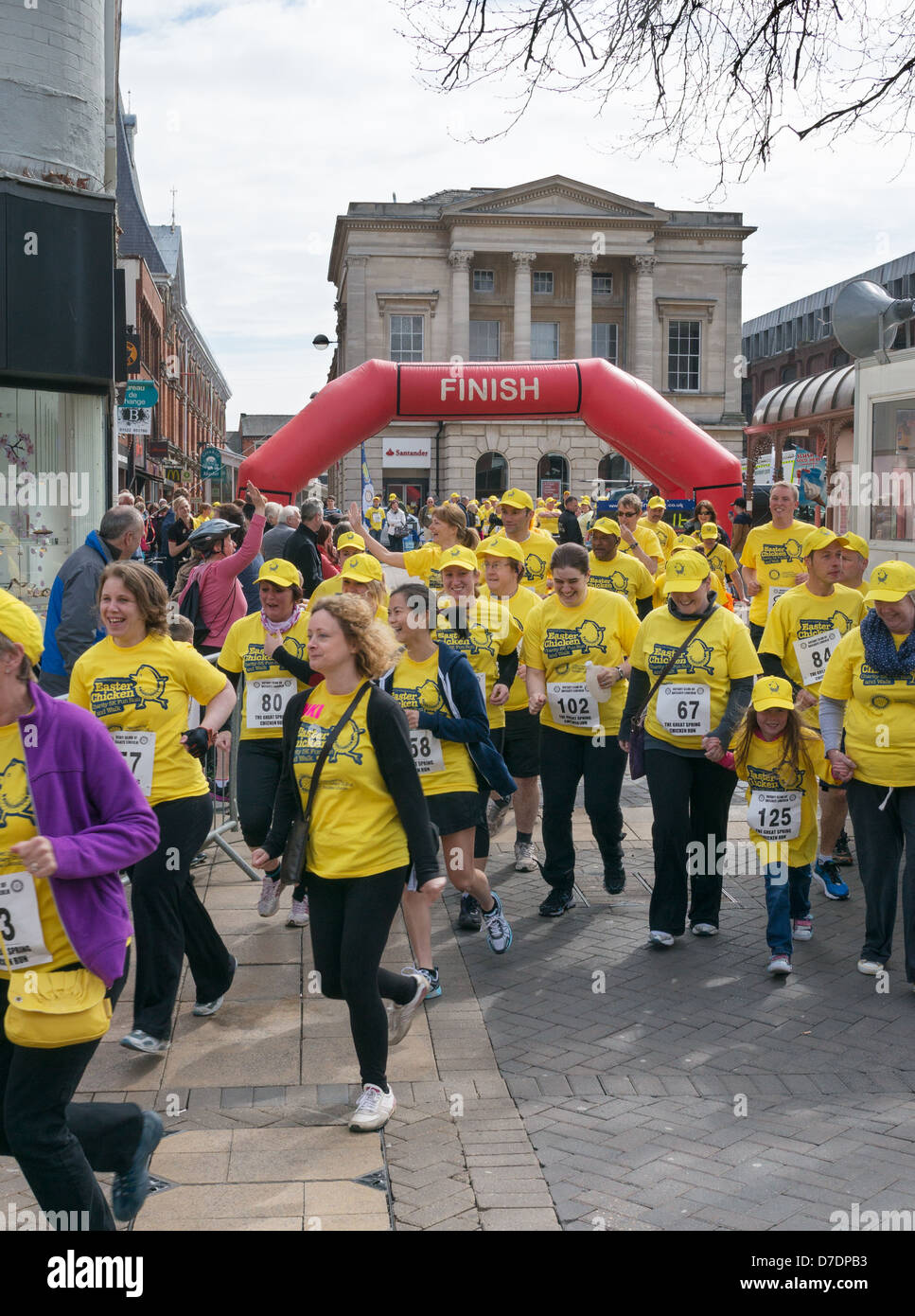 Inizio del grande molla il pollaio Lincoln, England, Regno Unito Foto Stock