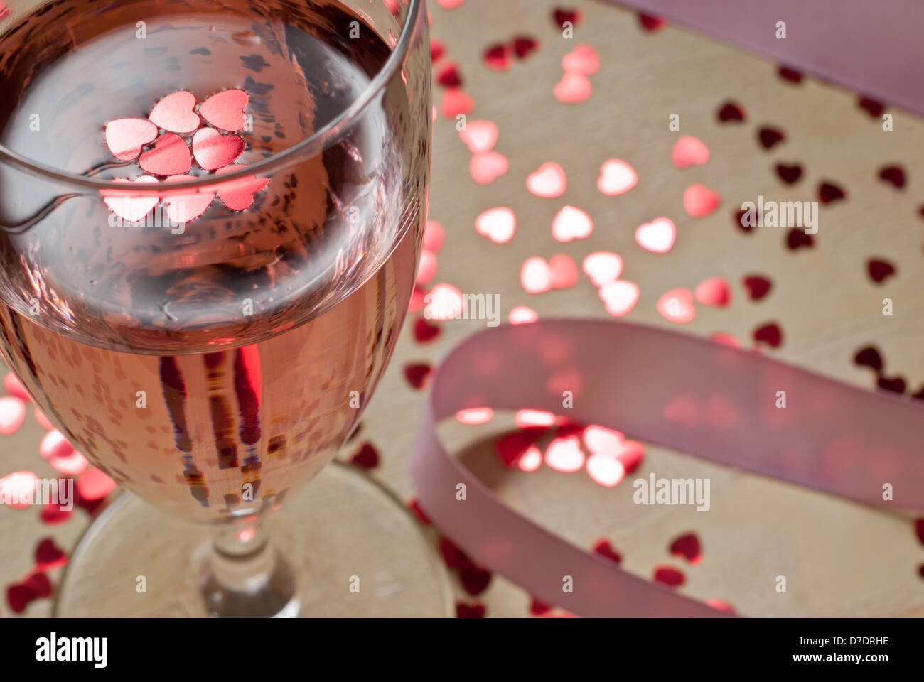 bicchiere di vino Foto Stock