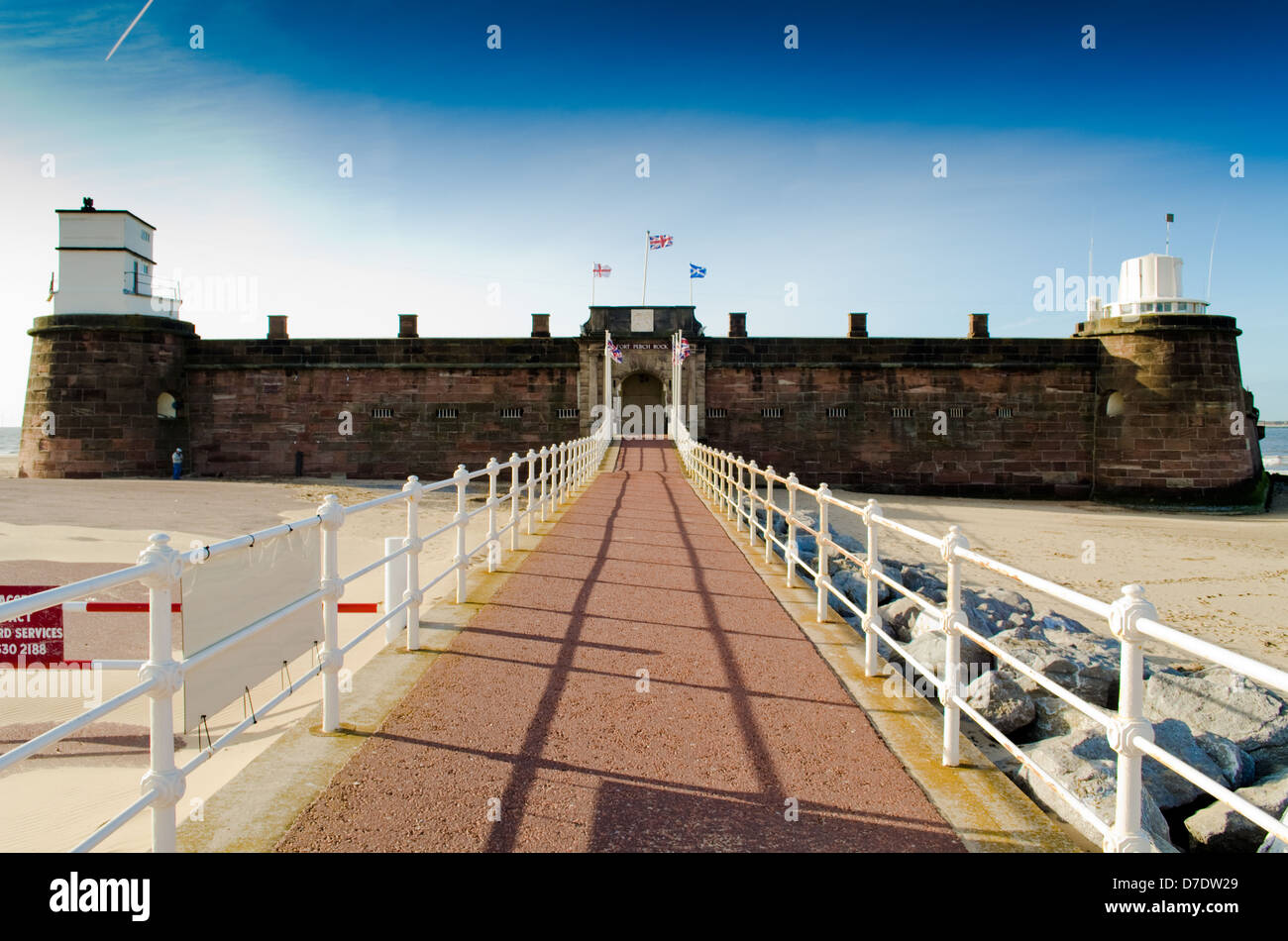 Fort Persico, New Brighton, Regno Unito. Foto Stock