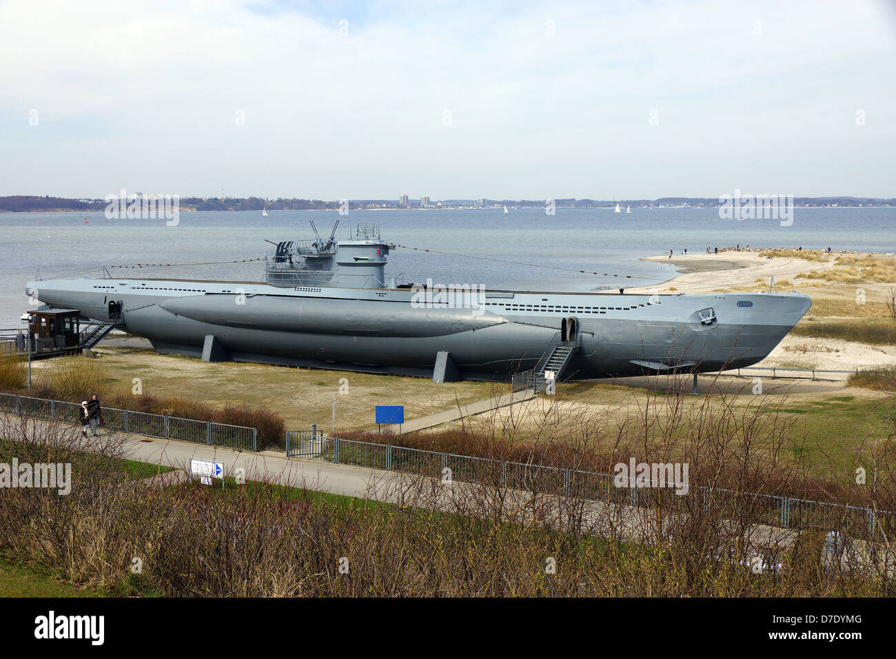Sommergibile / U-boat U995, Laboe, Germania Foto Stock