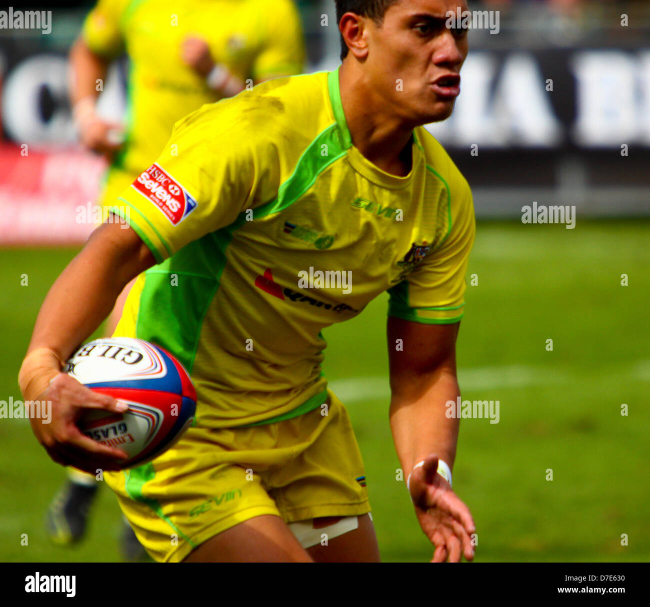 Glasgow, Scotland, Regno Unito. Il 5 maggio 2013. durante il Glasgow Emirates Airline Glasgow 7s da Scotstoun. Samoa 12 v Australia 17. Credito: ALAN OLIVER / Alamy Live News Foto Stock