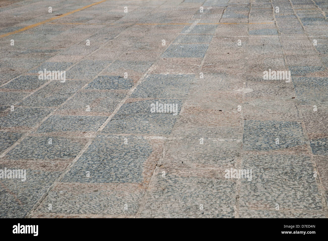 Pavimentazione in pietra Foto Stock