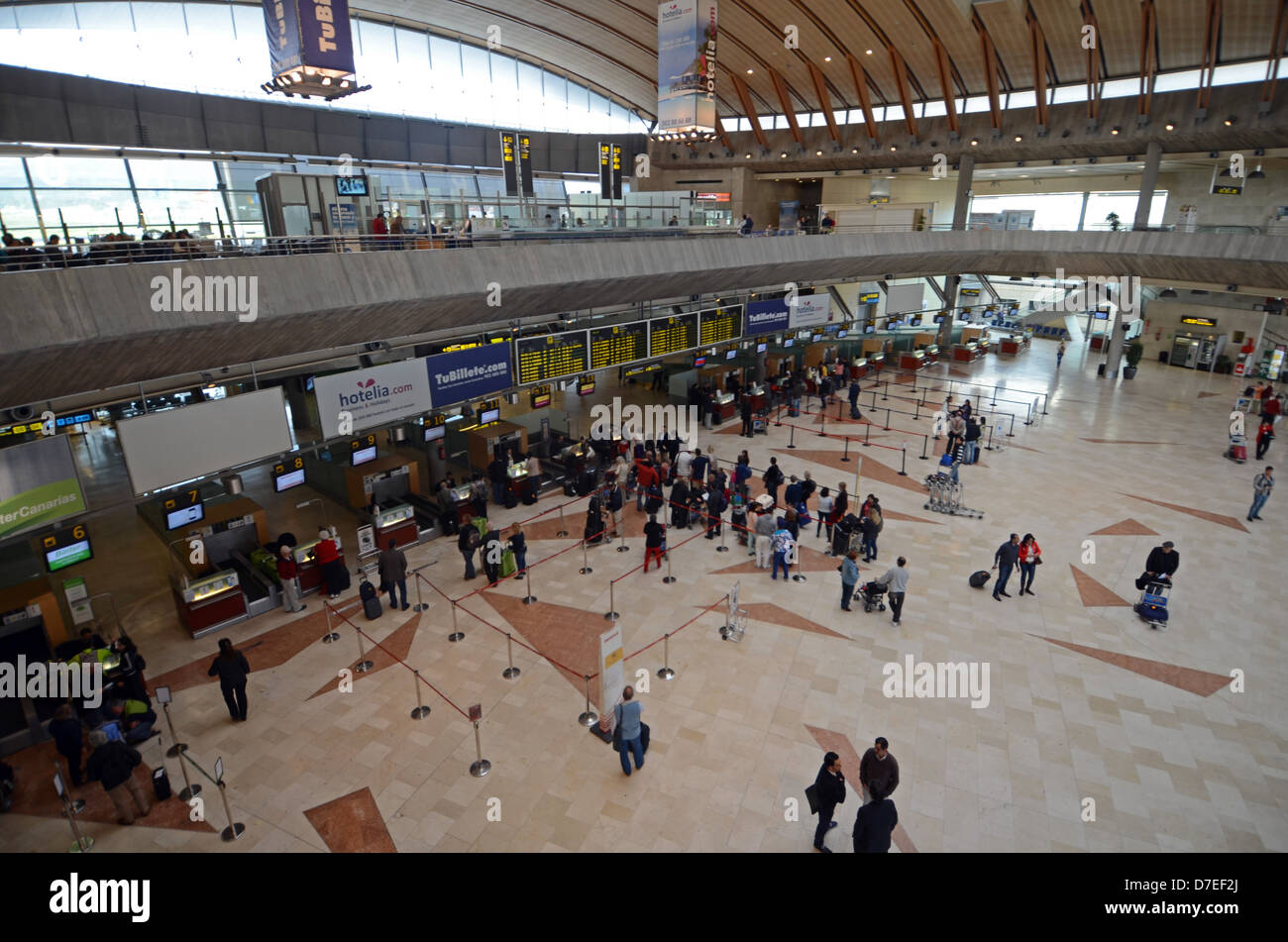 Tenerife Norte aeroporto, Isole Canarie Foto Stock