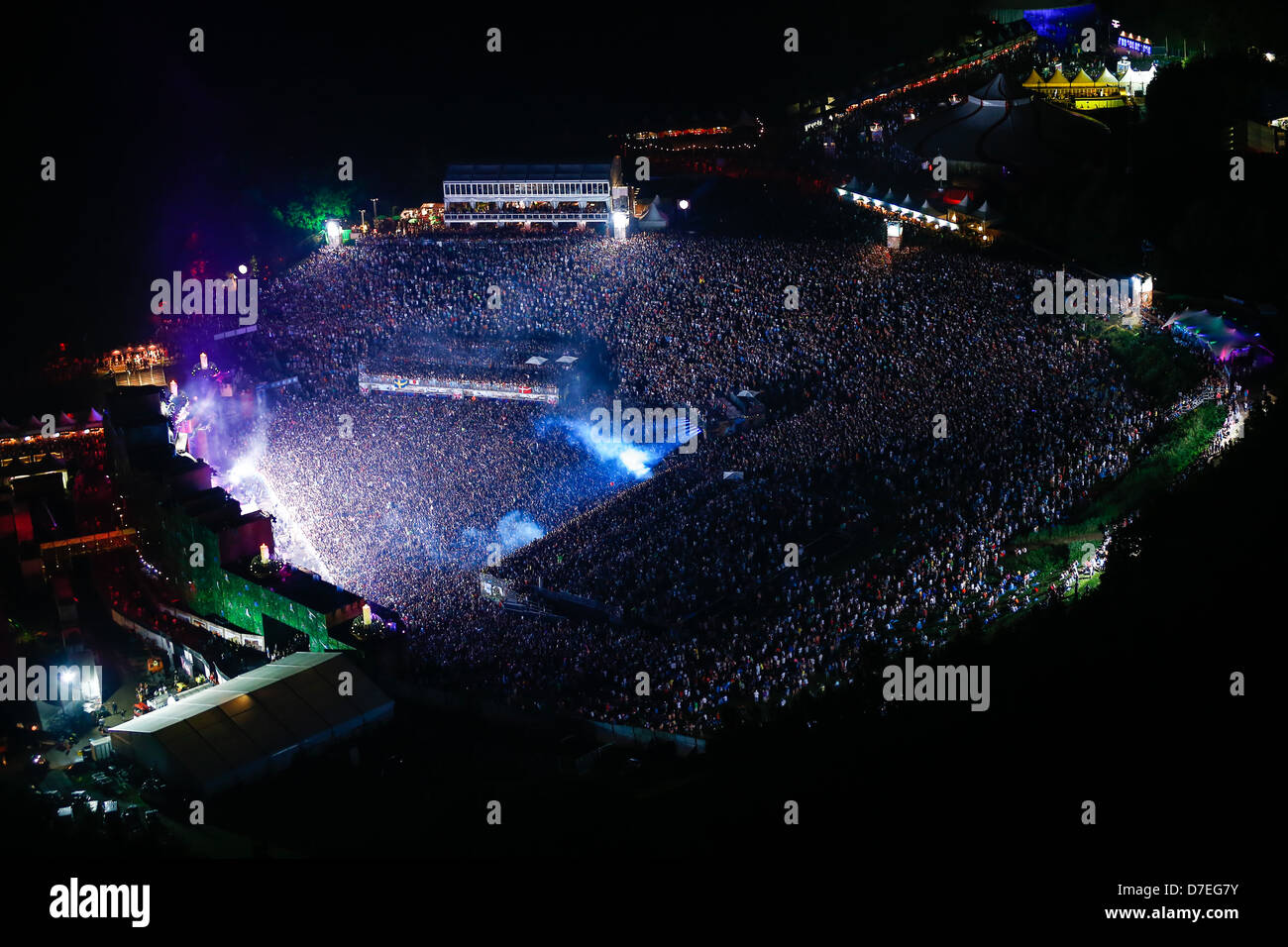 ID&T (Belgio)'S Tomorrowland nel braccio (Anversa) Foto Stock