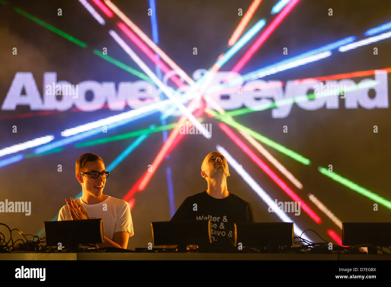 DJMag top-20 DJ: al di sopra e al di là di Foto Stock