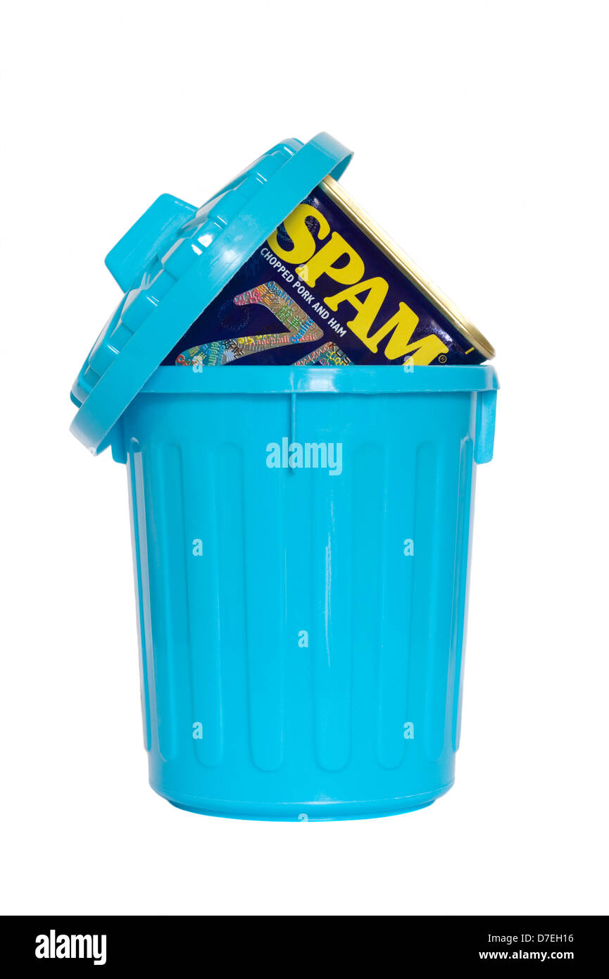 Lo stagno di spam per illustrare la crescente ondata di messaggi di posta elettronica indesiderati Foto Stock