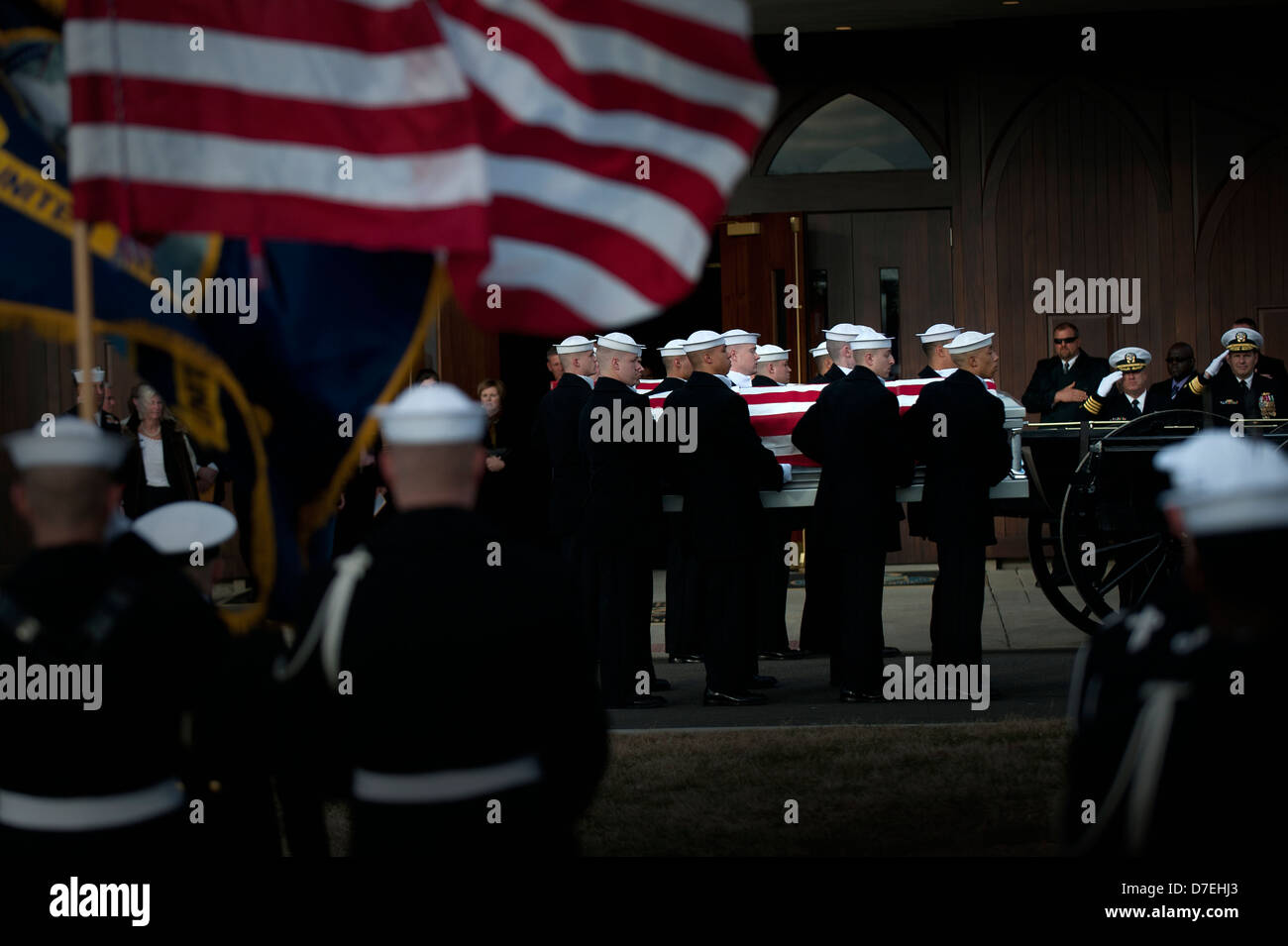 USS Moniotor marinai sono interrati ad Arlington. Foto Stock
