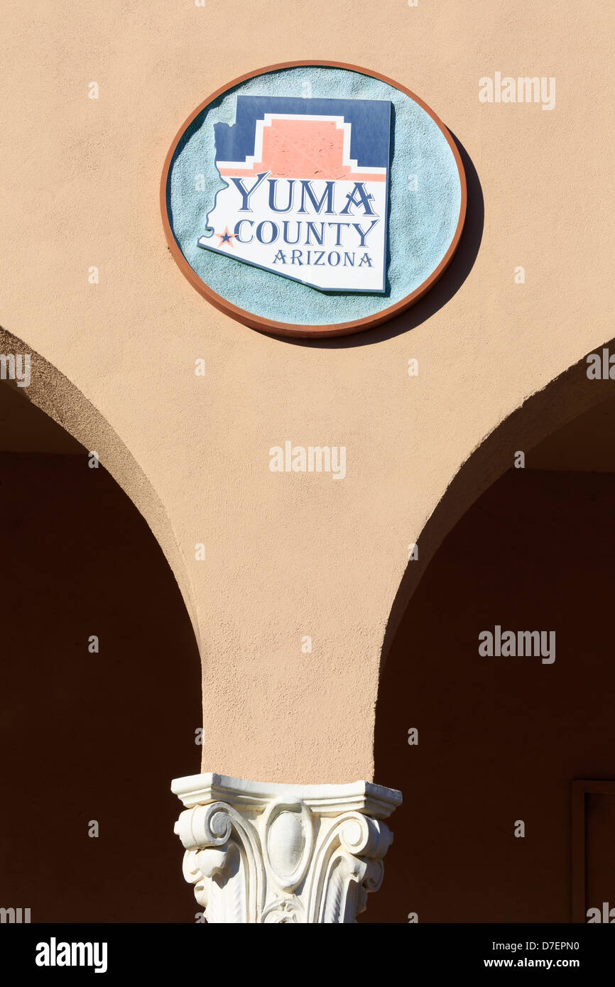 Yuma County Administration Building,Yuma,Arizona,USA Foto Stock