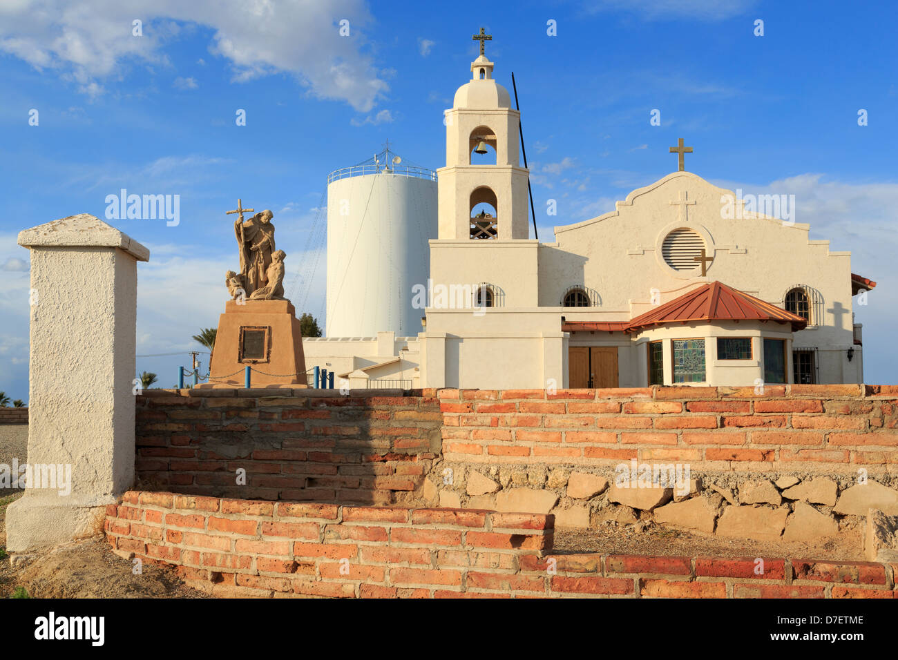 San Tommaso Chiesa & Missione indiana,Yuma,Arizona,USA Foto Stock