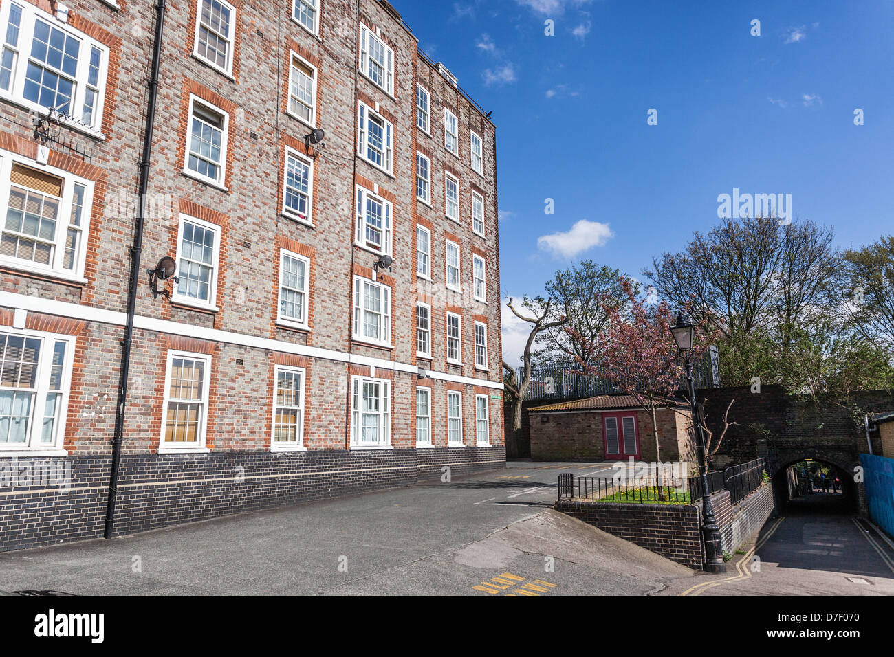 Denyer House, College Lane, NW5, Kentish Town, Londra, Inghilterra, Regno Unito Foto Stock