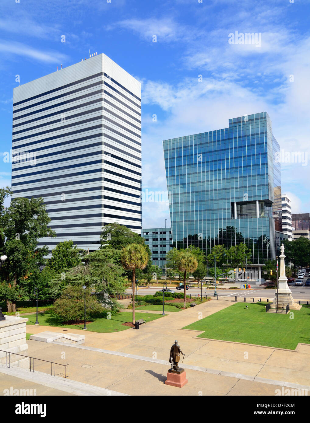 Il Columbia nella Carolina del Sud skyline. Foto Stock
