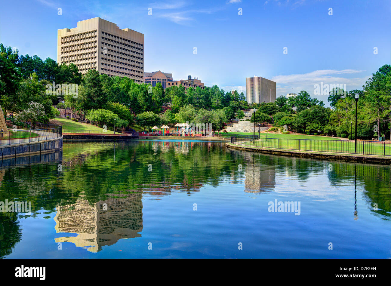 Finlay Park a Columbia nella Carolina del Sud. Foto Stock