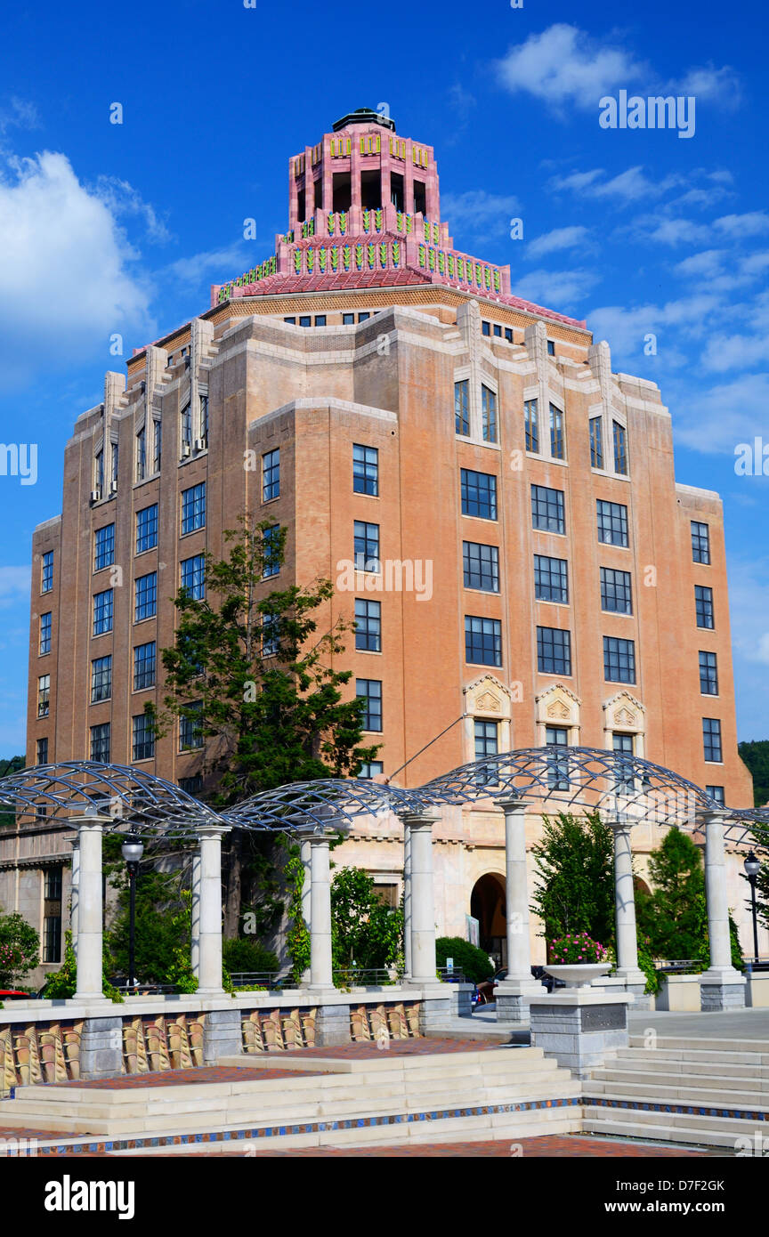 Municipio di Asheville, North Carolina. Foto Stock