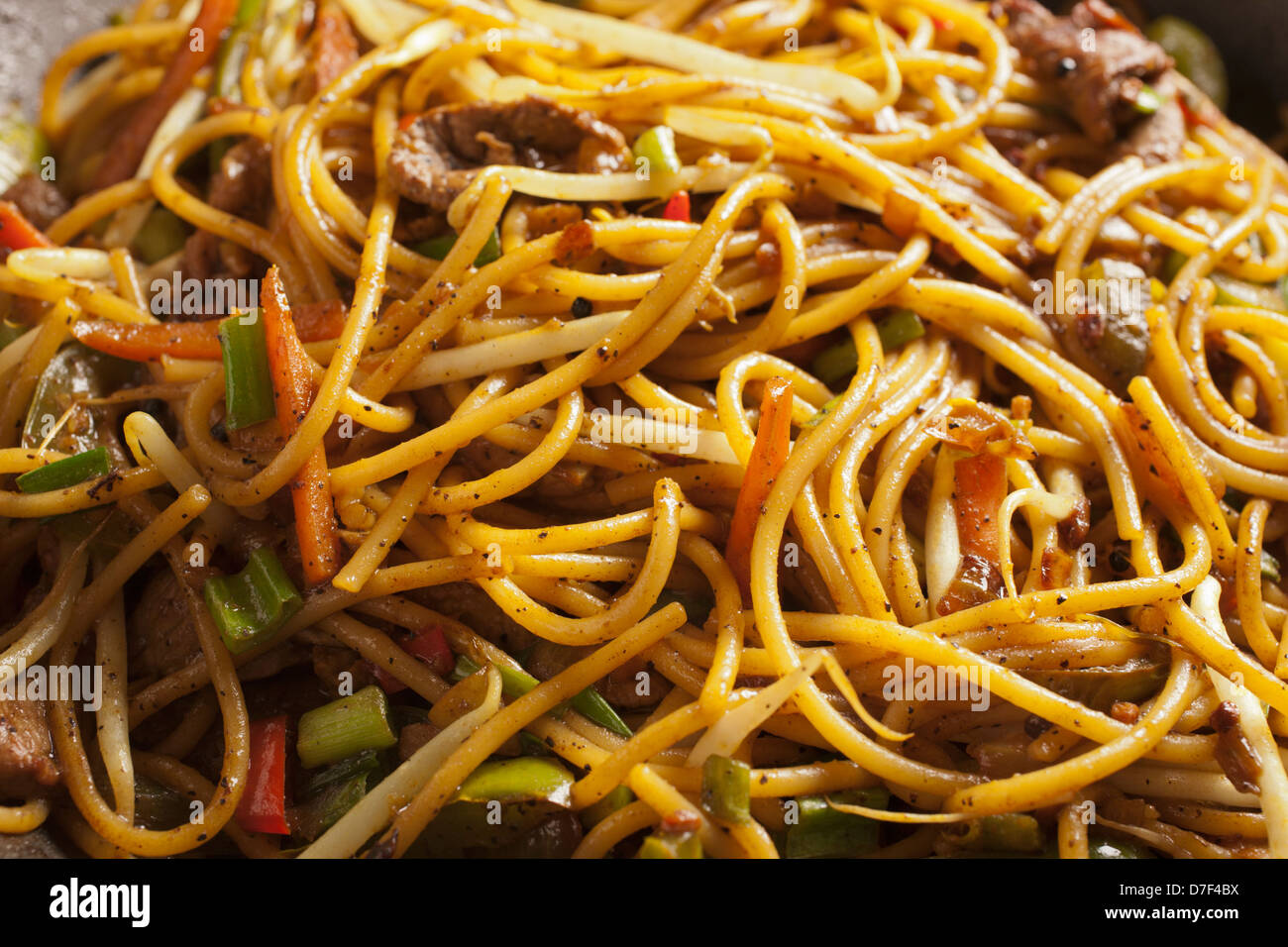 Nepalese noodles fritti, Chow Chow Foto Stock