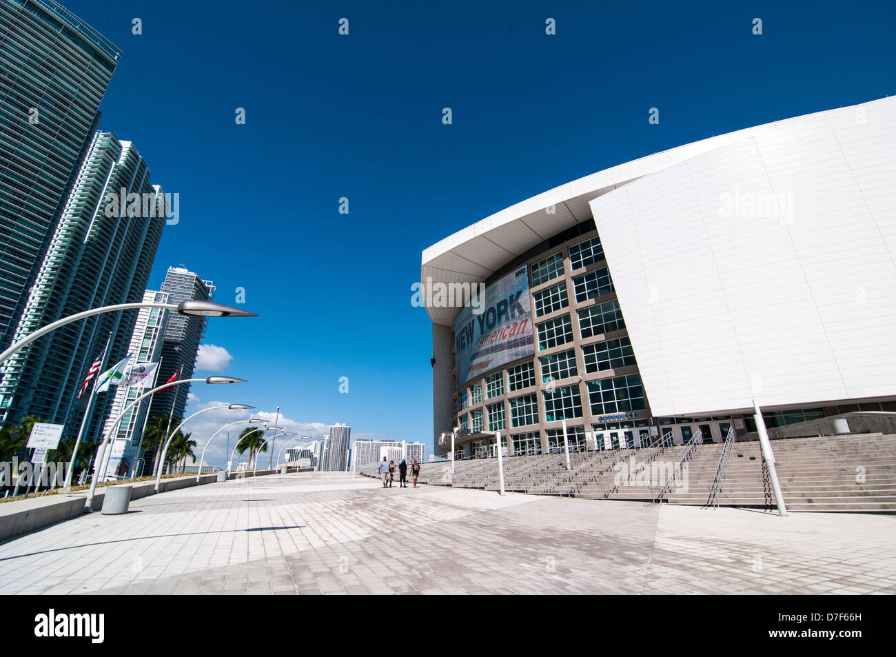 MIAMI - 5 novembre: American Airlines Arena di Miami il 5 novembre 2011, è la casa di squadra NBA dei Miami Heat. Max Herman/Alamy Foto Stock