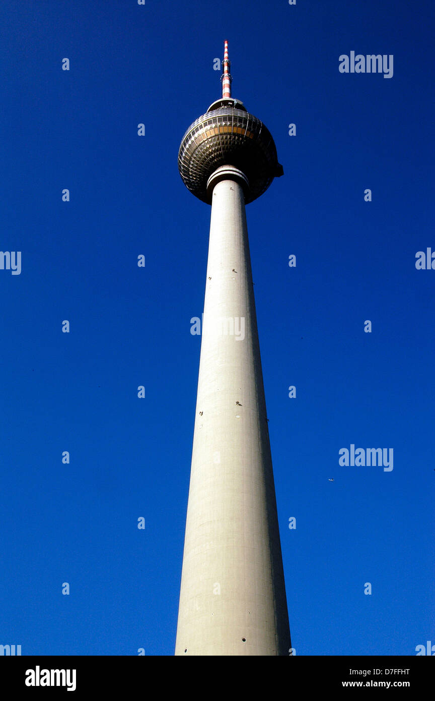 L'Europa, Germania, Berlino, Ostberlin, la torre della televisione Foto Stock