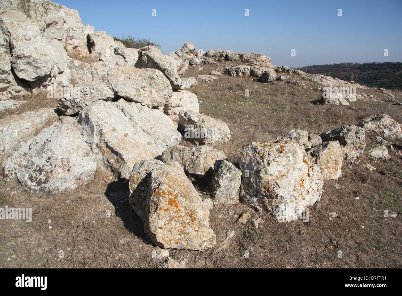 Sito archeologico di antiche Yodfat, Galilea Foto Stock