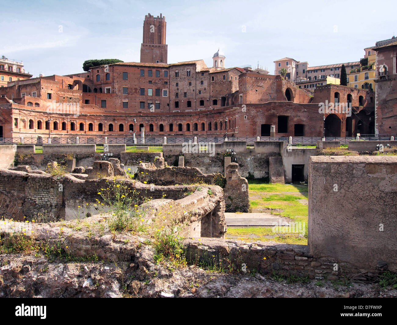 Roma Mercati di Traiano Italia da andrea quercioli Foto Stock