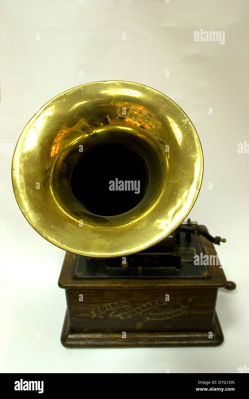 Edison fonografo Standard Foto Stock