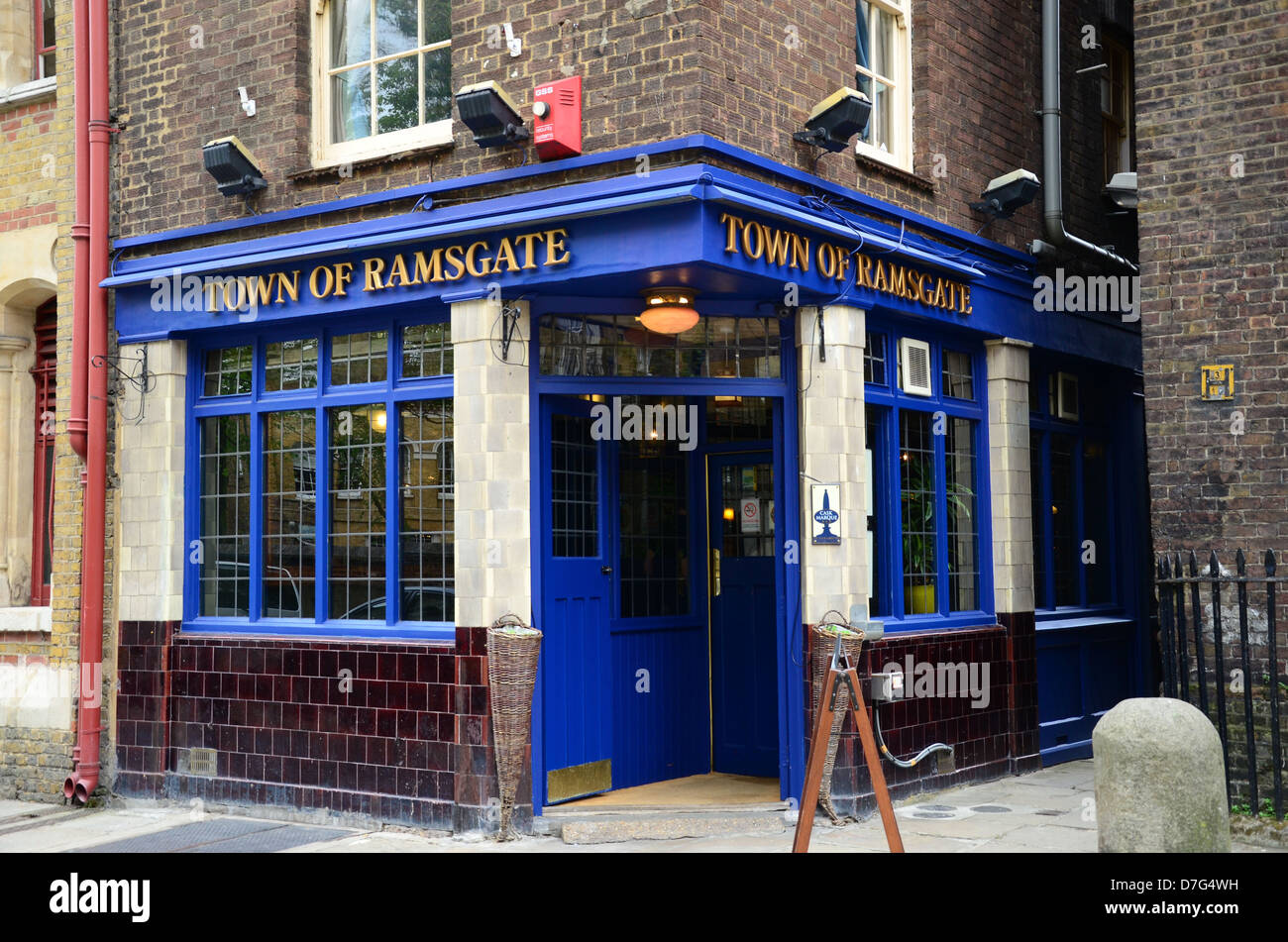 Città di Ramsgate pub, Wapping High Street, Wapping, Londra Foto Stock