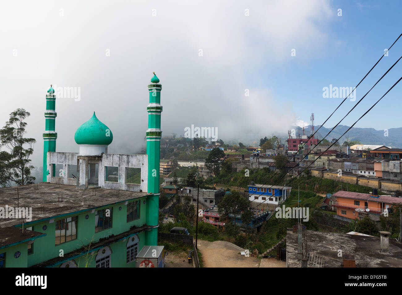 Vecchia Moschea in Haputale Sri lanka Foto Stock