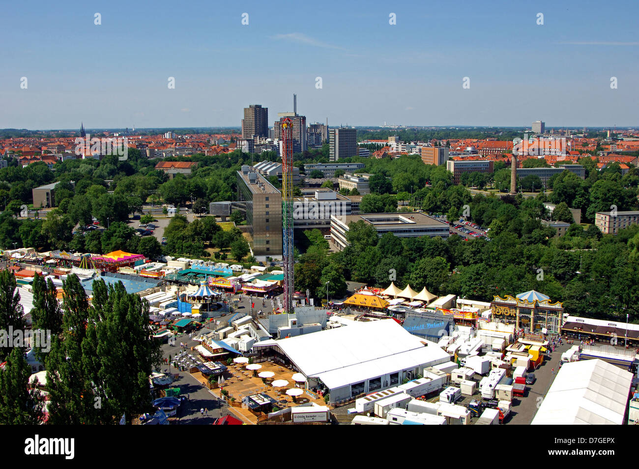 Germania, Bassa Sassonia, Hannover, il più grande Schützenfest del mondo Foto Stock
