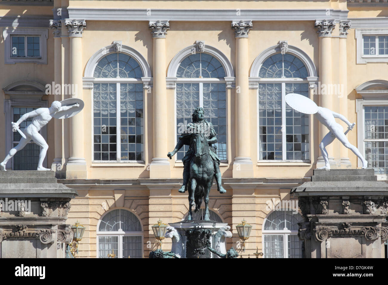 Il Castello di Berlino Charlottenburg Der Große Kurfürst Friedrich Wilhelm Foto Stock