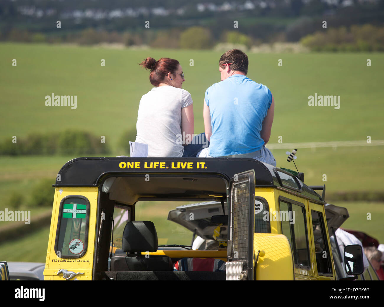 Northaw punto a punto corso Horse Racing Bank Holiday lunedì 6 maggio 2013. Foto Stock