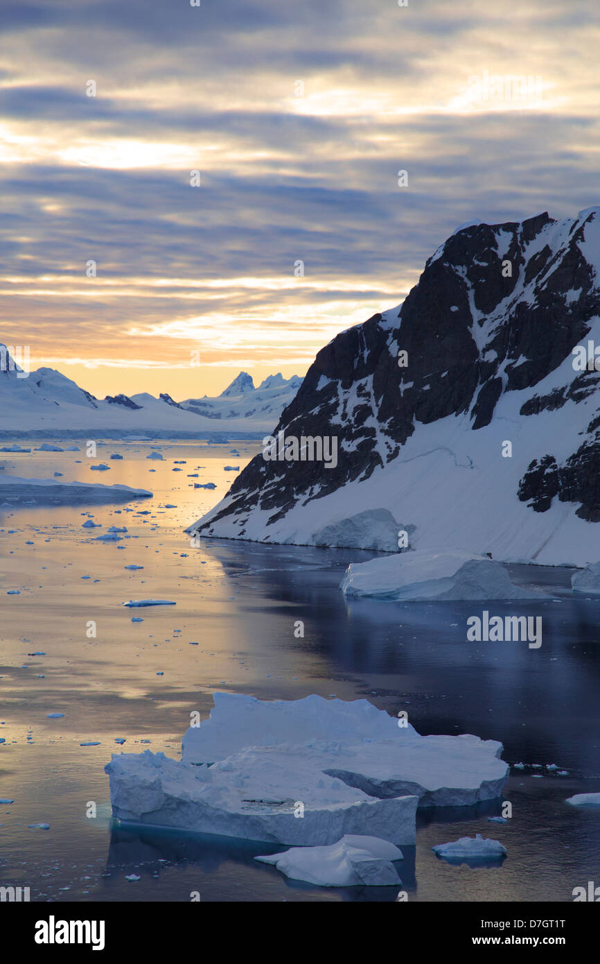 Danco Island, l'Antartide. Foto Stock