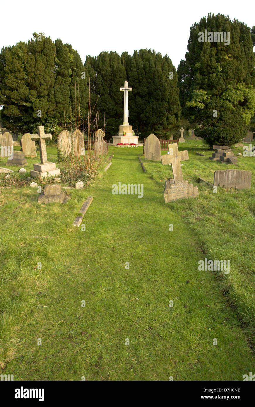 War Memorial - Broadwater e Worthing cimitero, Worthing, West Sussex. Foto Stock