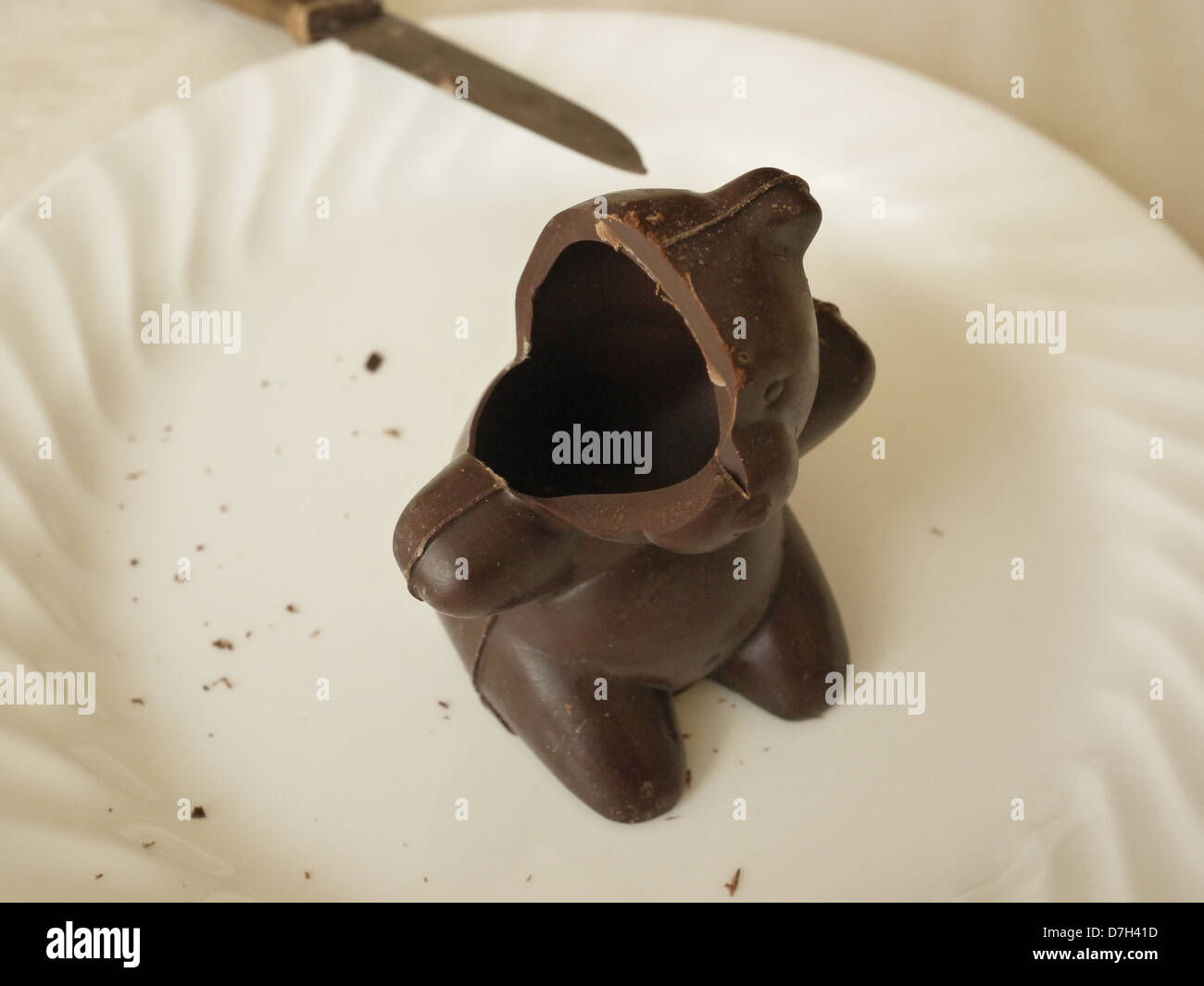 Il cioccolato tritato bear Foto Stock