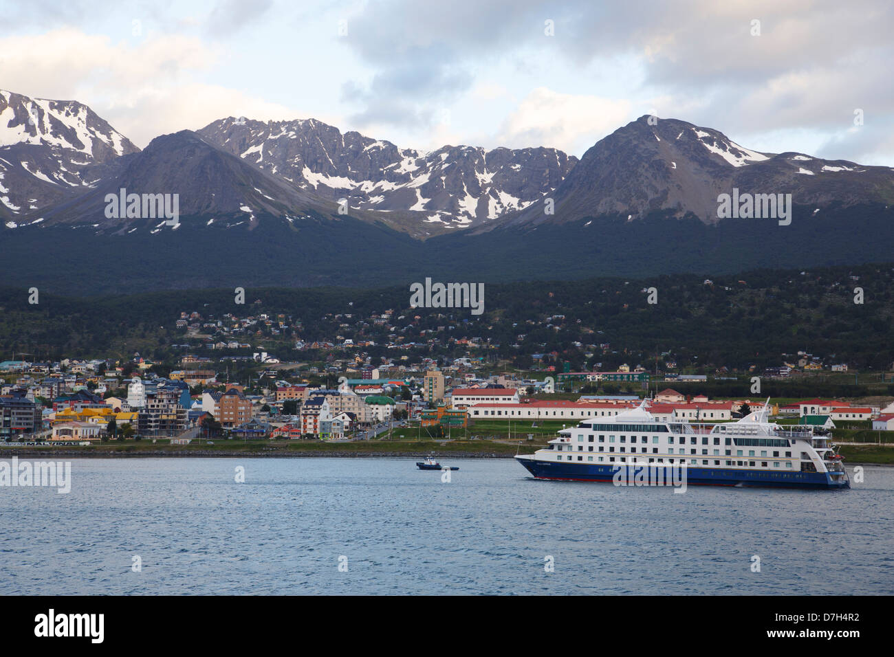 La Stella Australis in Ushuaia, Argentina. Foto Stock